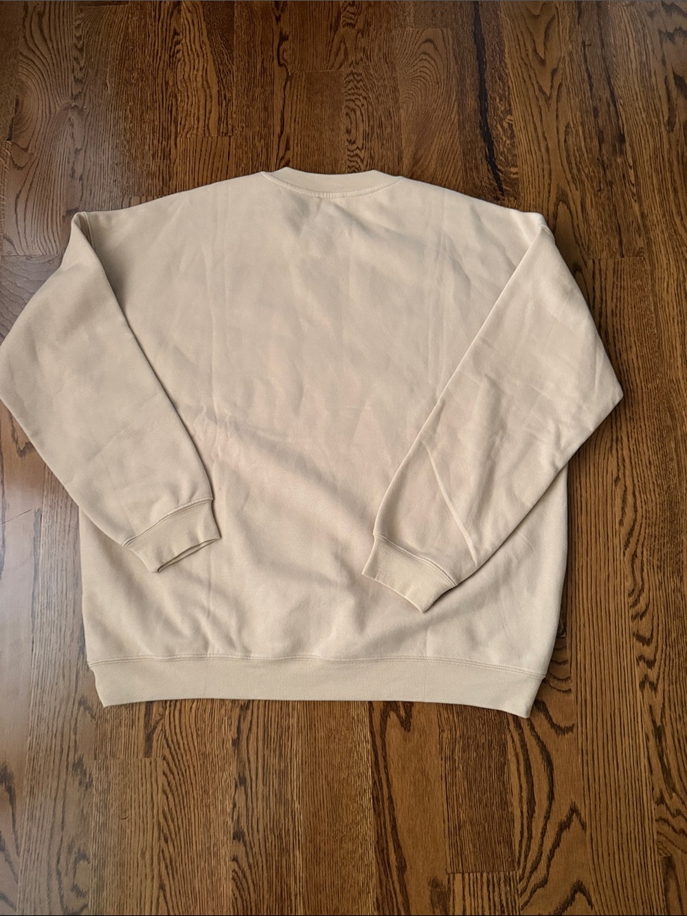 Pink Lily oatmeal smiley face sweatshirt large - Picture 5 of 8